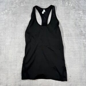 InPhorm Shirt Women Medium Black Shelf Bra Mesh Athletic Racerback Golf Tennis